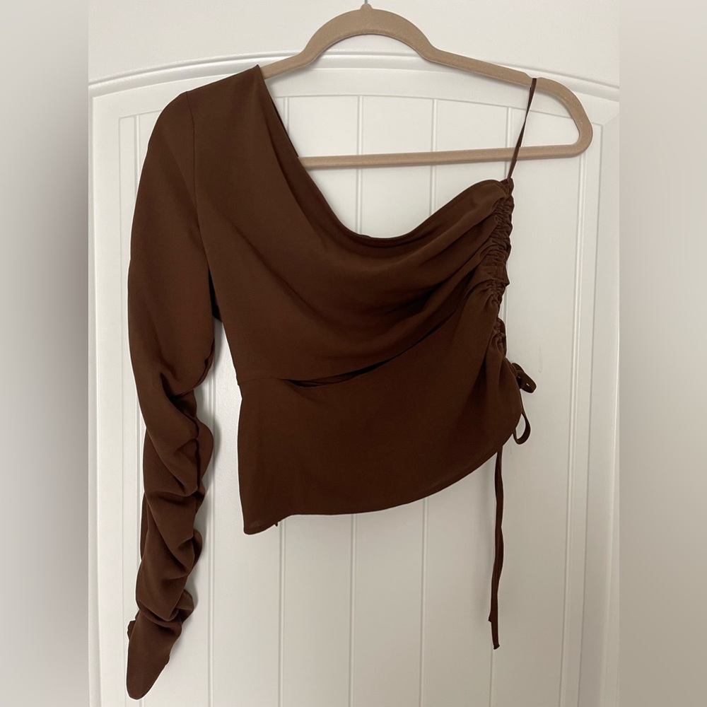 Zara brown top